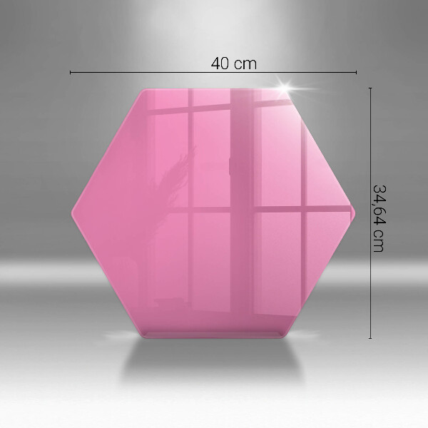 Glas Ceranfeldabdeckung Spritzschutz Pinke Farbe