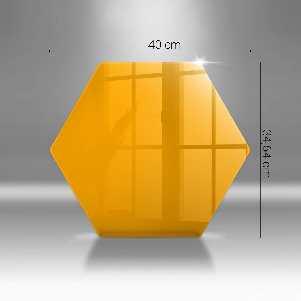 Glas Ceranfeldabdeckung Spritzschutz Dunkelgelbe Farbe