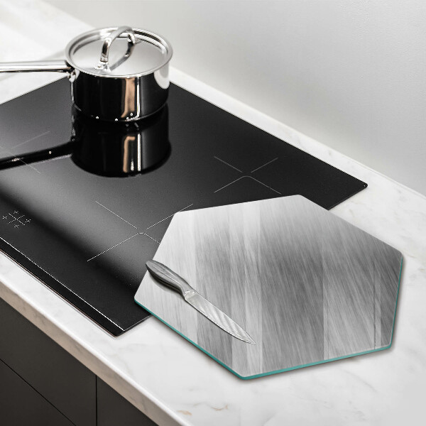 Glas Herdabdeckplatte Metallbeschaffenheitshintergrund