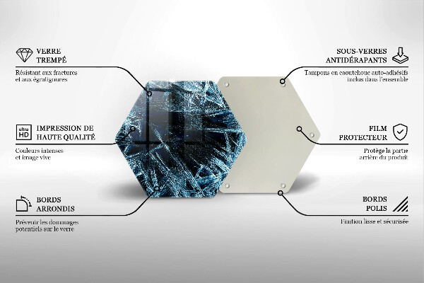 Glas Herdabdeckplatte Struktur aus scharfem Eis