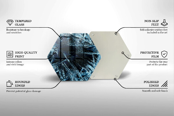 Glas Herdabdeckplatte Struktur aus scharfem Eis