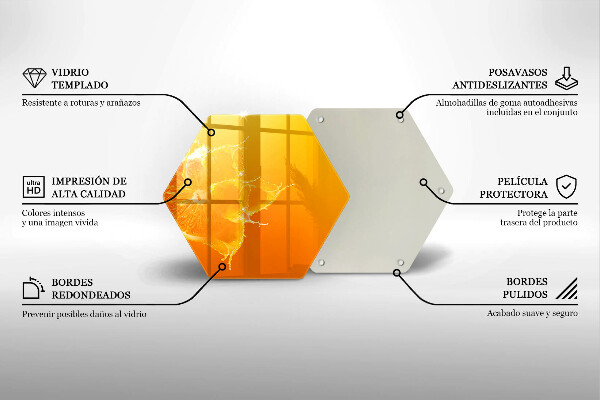 Glas Ceranfeldabdeckung Saftige Orangenfrucht