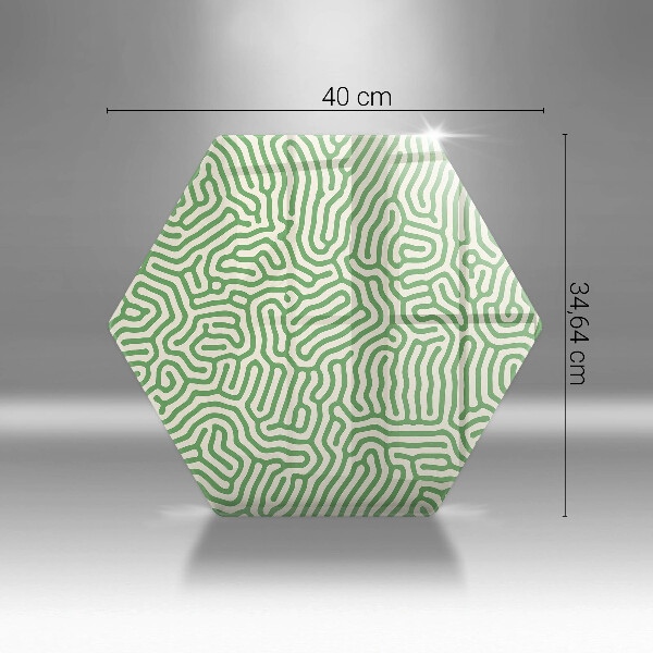 Glas Herdabdeckplatte Abstrakte Linien