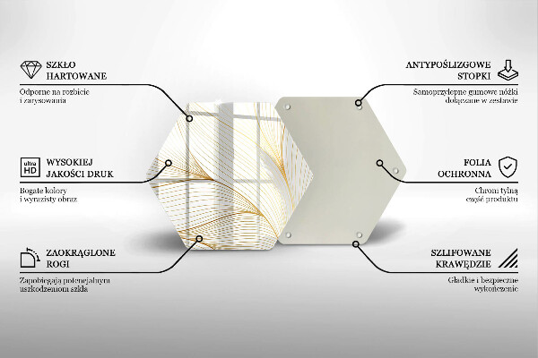 Glas Herdabdeckplatte Modernes Linienmuster