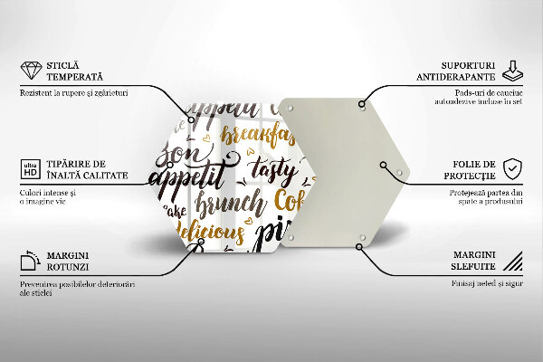 Glas Ceranfeldabdeckung Untertitel Bon appetit