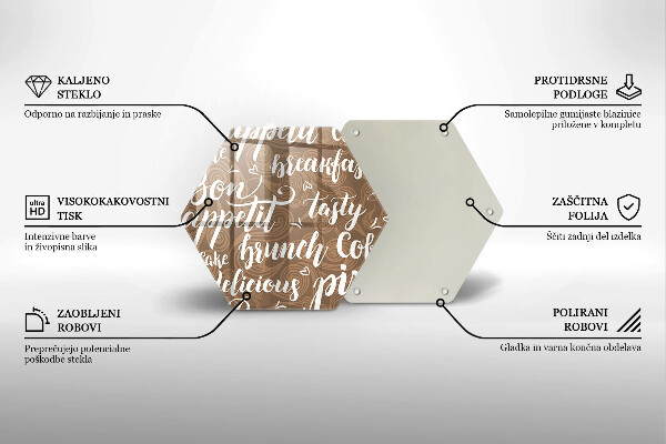 Glas Ceranfeldabdeckung Untertitel Bon appetit