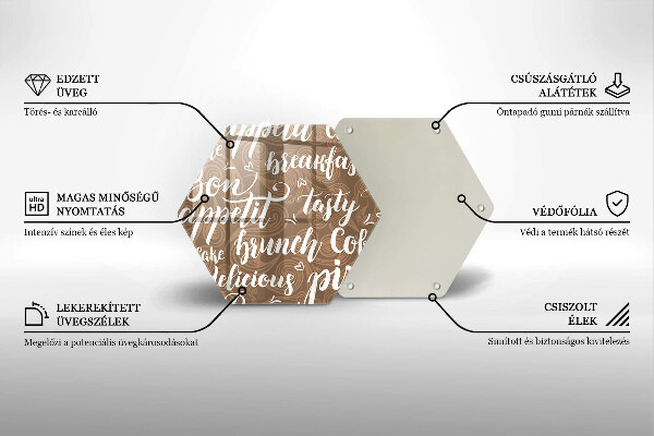 Glas Ceranfeldabdeckung Untertitel Bon appetit