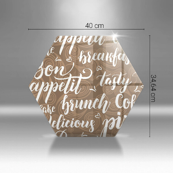 Glas Ceranfeldabdeckung Untertitel Bon appetit