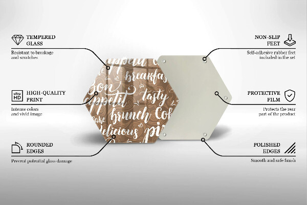 Glas Ceranfeldabdeckung Untertitel Bon appetit