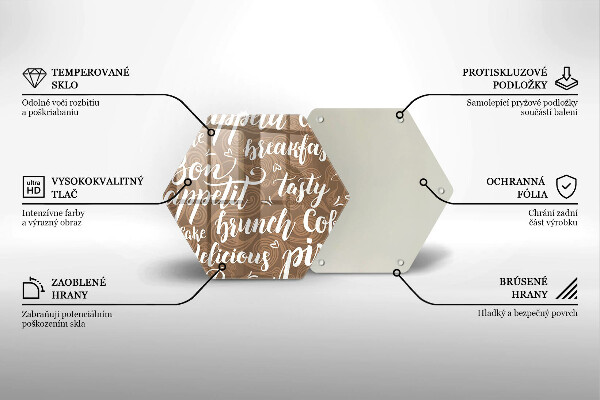 Glas Ceranfeldabdeckung Untertitel Bon appetit