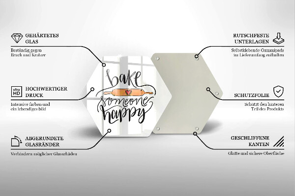 Glas Herdabdeckplatte Jemandem eine Freude machen
