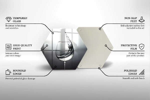 Glas Ceranfeldabdeckung Ein Glas Wasser
