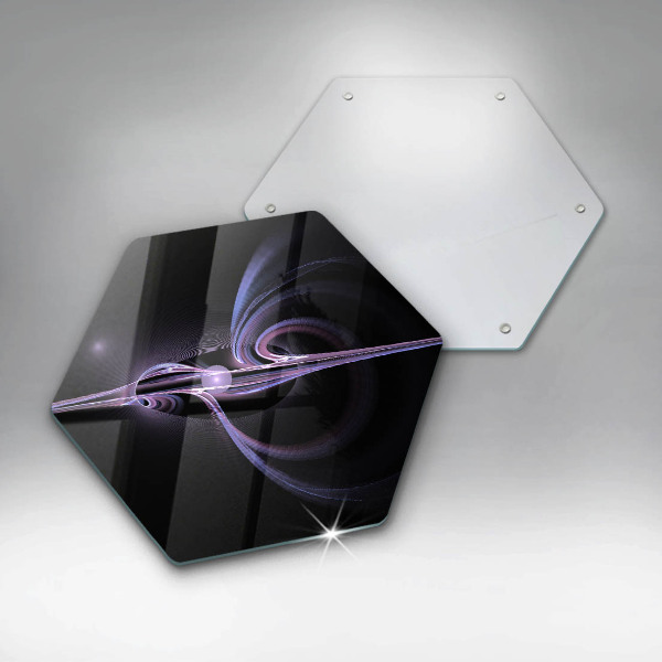 Glas Herdabdeckplatte Moderne Abstraktion