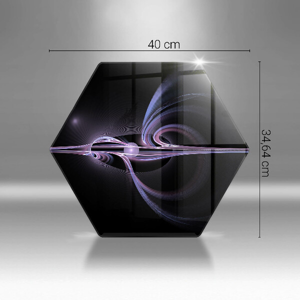 Glas Herdabdeckplatte Moderne Abstraktion
