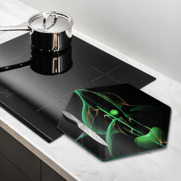 Glas Herdabdeckplatte Moderne Abstraktion