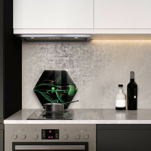 Glas Herdabdeckplatte Moderne Abstraktion