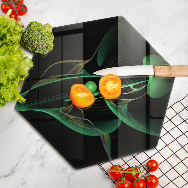 Glas Herdabdeckplatte Moderne Abstraktion