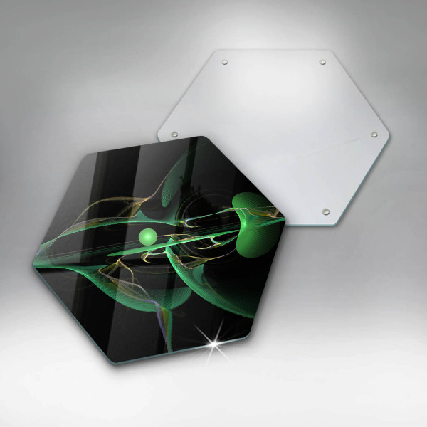 Glas Herdabdeckplatte Moderne Abstraktion