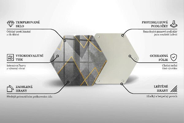 Glas Ceranfeldabdeckung Spritzschutz Scharfe Formen