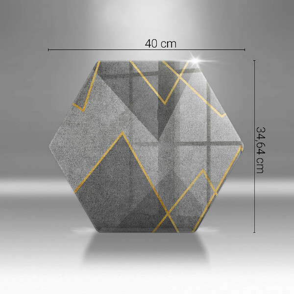 Glas Ceranfeldabdeckung Spritzschutz Scharfe Formen