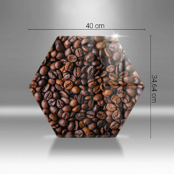 Glas Ceranfeldabdeckung Spritzschutz Kaffeebohnen