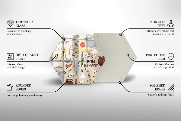 Glas Ceranfeldabdeckung Spritzschutz Küchenillustration