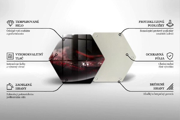 Glas Ceranfeldabdeckung Spritzschutz Rotwein im Glas