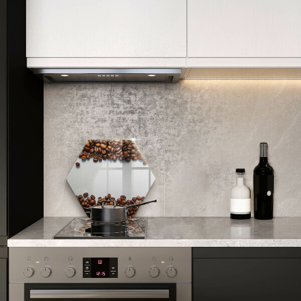 Glas Ceranfeldabdeckung Spritzschutz Kaffeebohnen