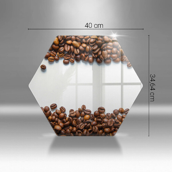 Glas Ceranfeldabdeckung Spritzschutz Kaffeebohnen