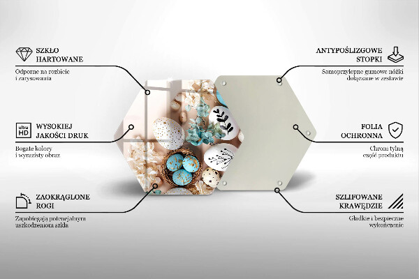 Glas Ceranfeldabdeckung Spritzschutz Osterdekorationen