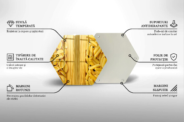 Glas Ceranfeldabdeckung Spritzschutz Pasta