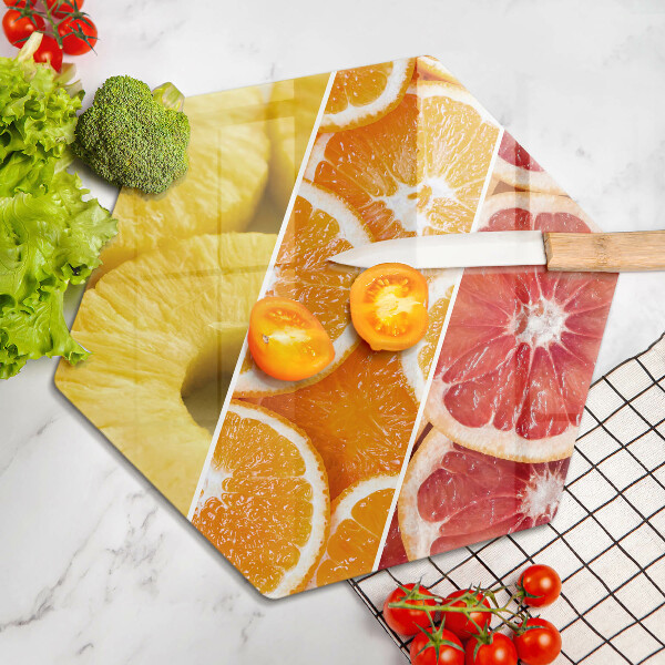 Glas Ceranfeldabdeckung Spritzschutz Bunte Früchte