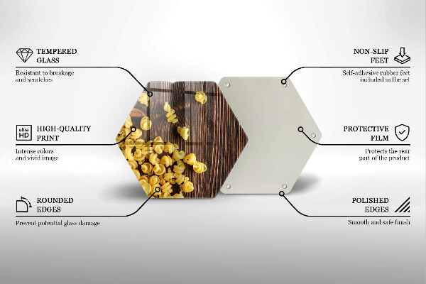 Glas Ceranfeldabdeckung Spritzschutz Nudeln auf dem Tisch