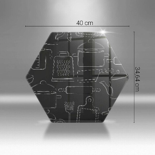 Glas Ceranfeldabdeckung Spritzschutz Cartoon-Küchenzubehör