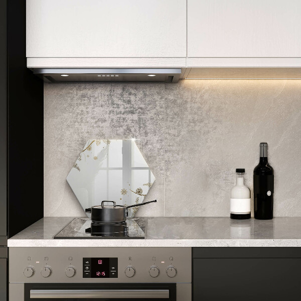 Glas Ceranfeldabdeckung Spritzschutz Winterdekorationen