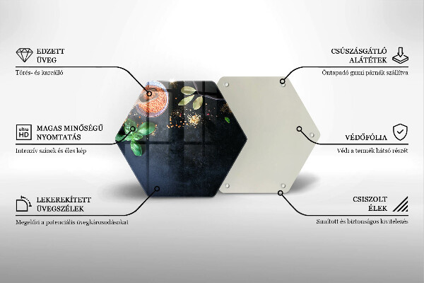Glas Ceranfeldabdeckung Spritzschutz Schüsseln mit Gewürzen