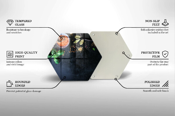 Glas Ceranfeldabdeckung Spritzschutz Schüsseln mit Gewürzen