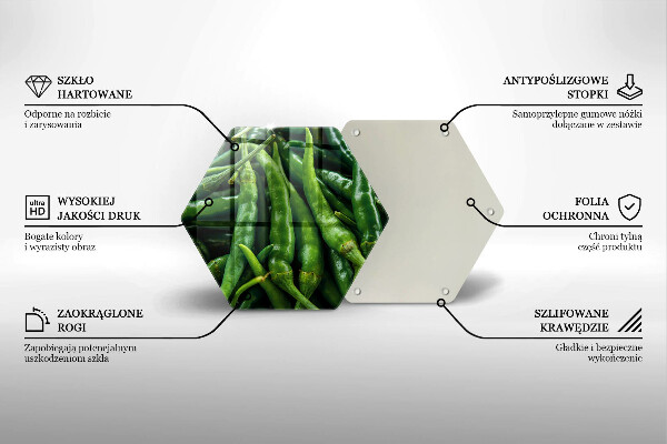 Glas Herdabdeckplatte Erbsenschoten