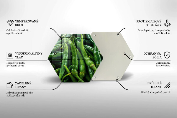 Glas Herdabdeckplatte Erbsenschoten