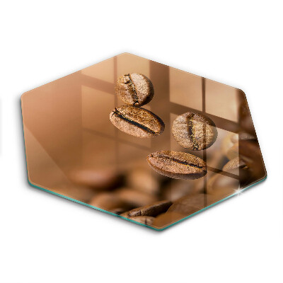 Glas Herdabdeckplatte Kaffeebohnen