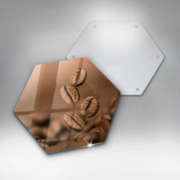 Glas Herdabdeckplatte Kaffeebohnen