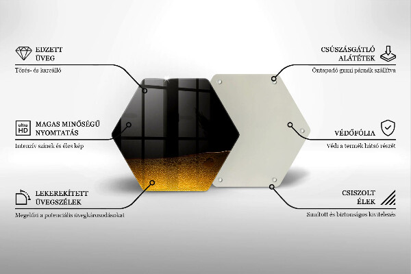 Glas Herdabdeckplatte Kohlensäurehaltiges Bier