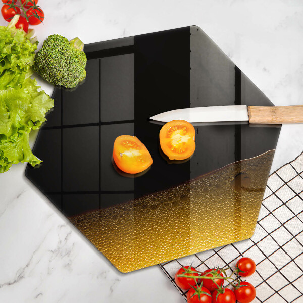 Glas Herdabdeckplatte Kohlensäurehaltiges Bier