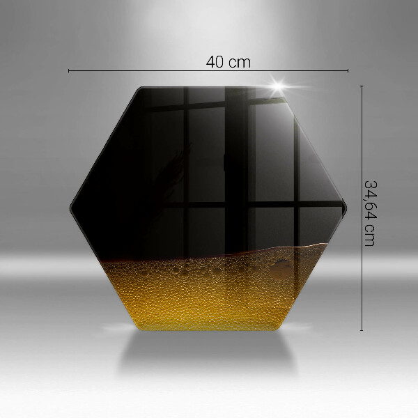 Glas Herdabdeckplatte Kohlensäurehaltiges Bier