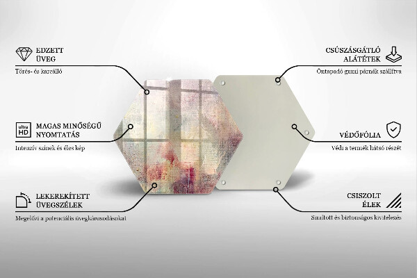 Glas Herdabdeckplatte Malen Sie den Texturhintergrund