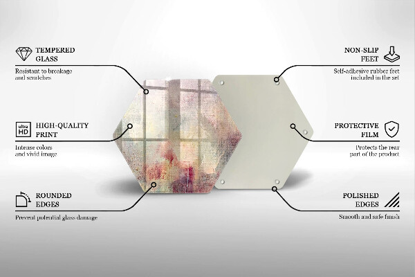 Glas Herdabdeckplatte Malen Sie den Texturhintergrund