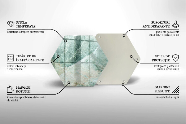 Glas Herdabdeckplatte Steinstruktur
