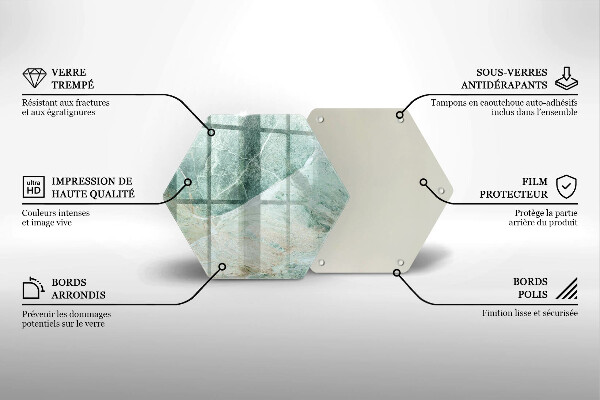 Glas Herdabdeckplatte Steinstruktur