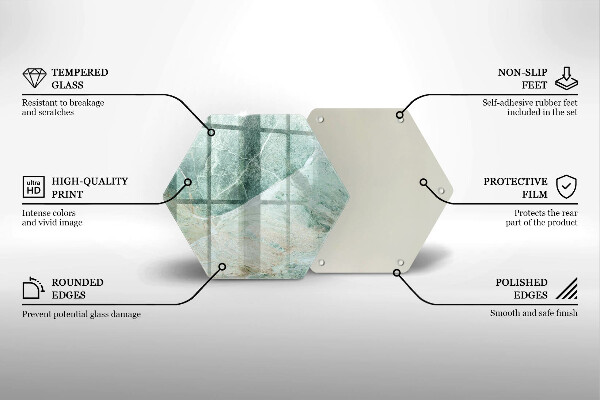 Glas Herdabdeckplatte Steinstruktur