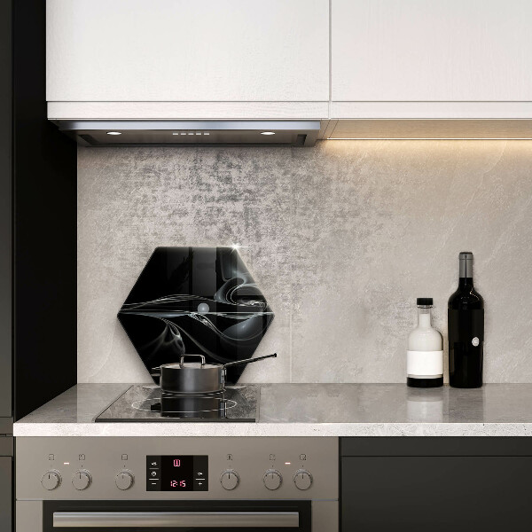 Glas Herdabdeckplatte Moderne Abstraktion